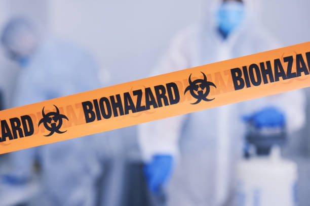 Professional Blood Cleanup technician working in Rockford, IL